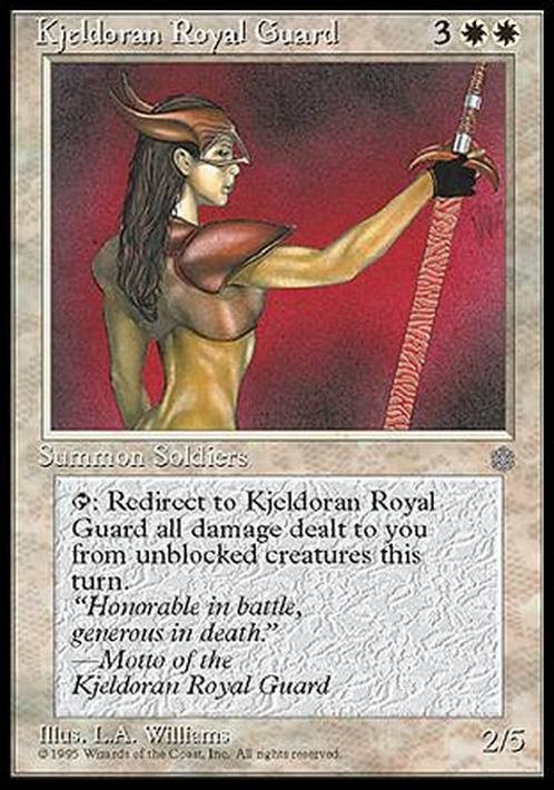 Kjeldoran Royal Guard ~ Ice Age [ EX ] [ Magic MTG ]