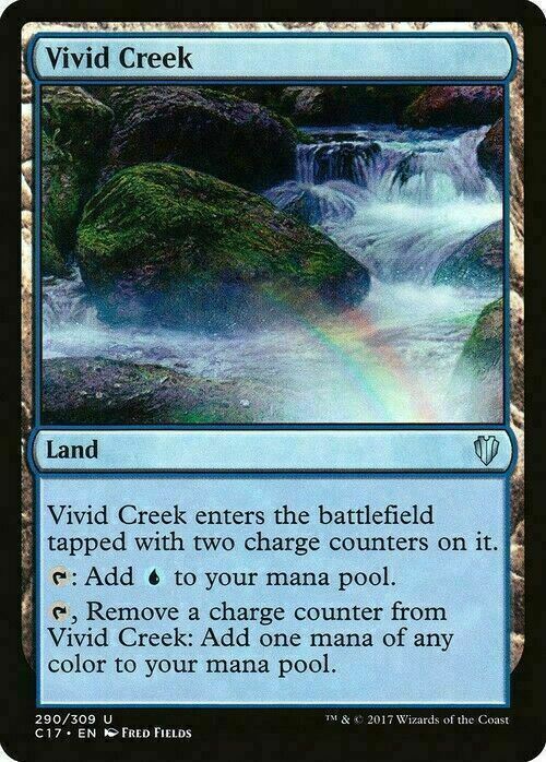 Vivid Creek ~ Commander 2017 [ EX ] [ Magic MTG ]