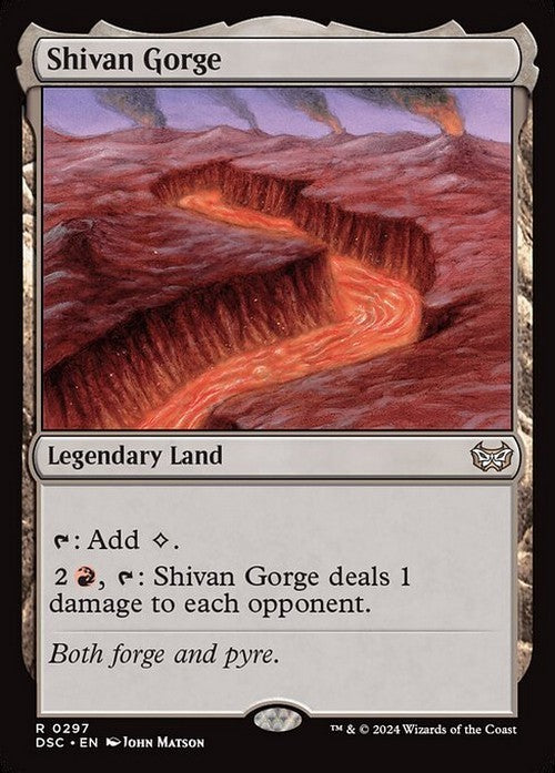 Shivan Gorge ~ Commander: Duskmourn [ NM ] [ Magic MTG ]