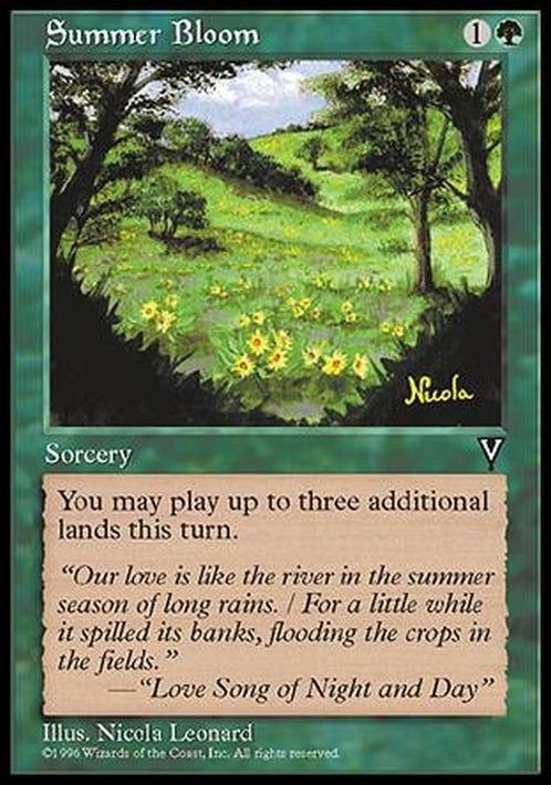 Summer Bloom ~ Visions [ EX ] [ Magic MTG ]