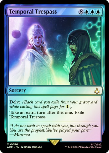 FOIL Temporal Trespass ~ Assassin's Creed [ NM ] [ Magic MTG ]