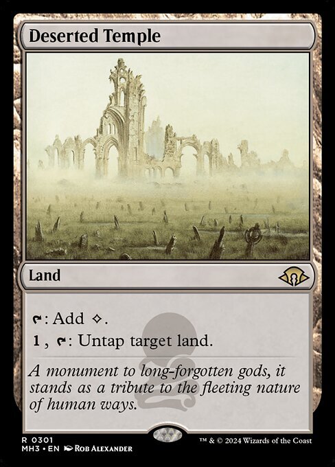 Deserted Temple ~ Modern Horizons 3 [ NM ] [ Magic MTG ]