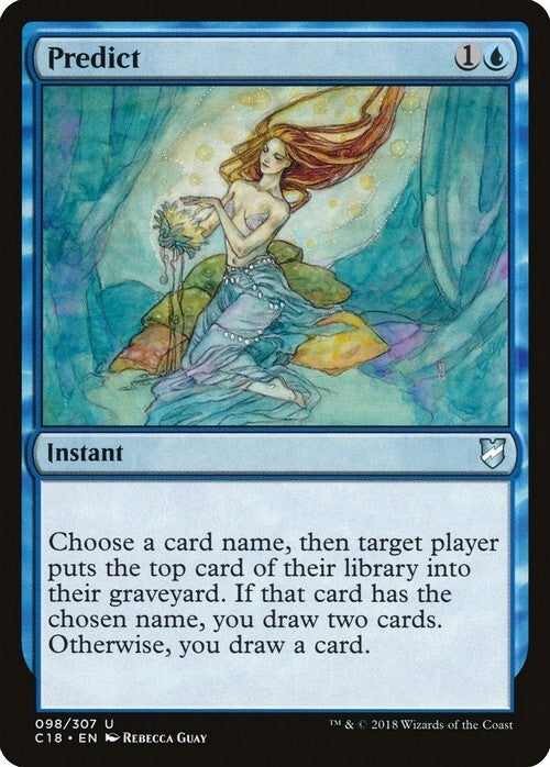 Predict ~ Commander 2018 [ NM ] [ Magic MTG ]