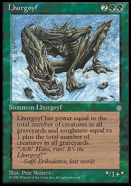 Lhurgoyf ~ Ice Age [ EX ] [ Magic MTG ]