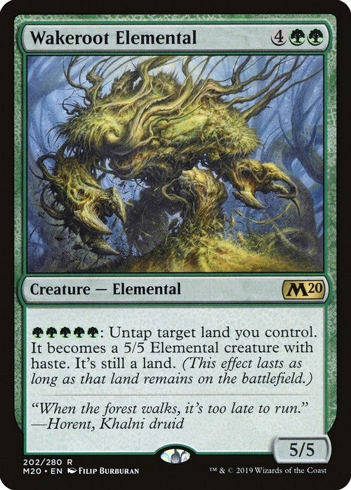 Wakeroot Elemental ~ Core 2020 [ EX ] [ Magic MTG ]