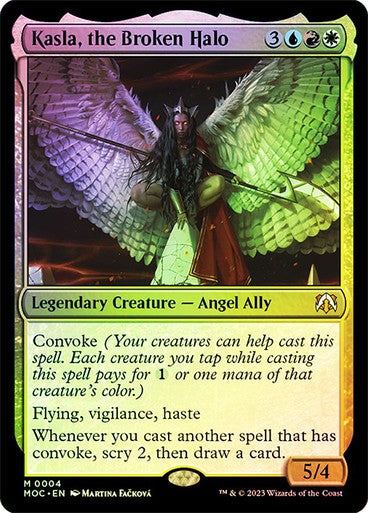 FOIL Kasla, the Broken Halo ~ Commander: March of the Machine [ NM ] [ MTG ]
