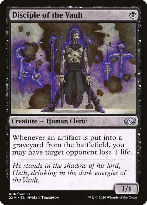 Disciple of the Vault ~ Double Masters [ NM ] [ Magic MTG ]