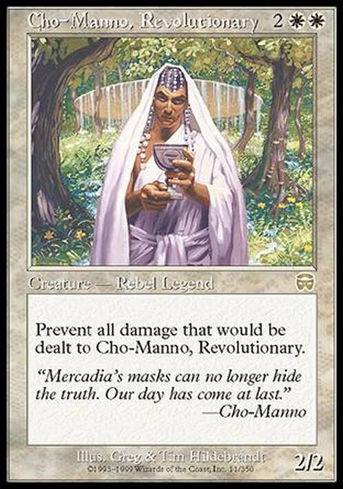 Cho-Manno, Revolutionary ~ Mercadian Masques [ EX ] [ Magic MTG ]