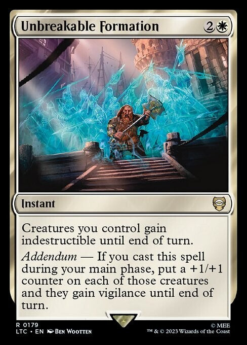 Unbreakable Formation ~ Commander: Lord of the Rings [ NM ] [ Magic MTG ]