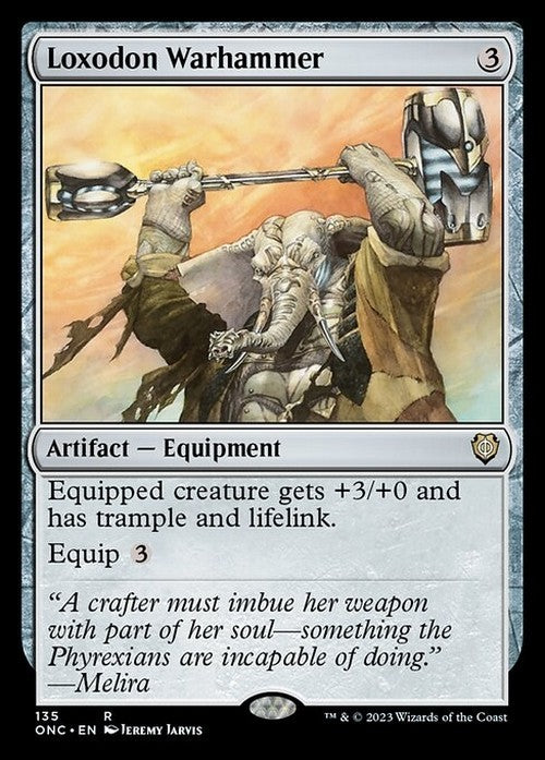 Loxodon Warhammer ~ Commander: Phyrexia [ NM ] [ Magic MTG ]
