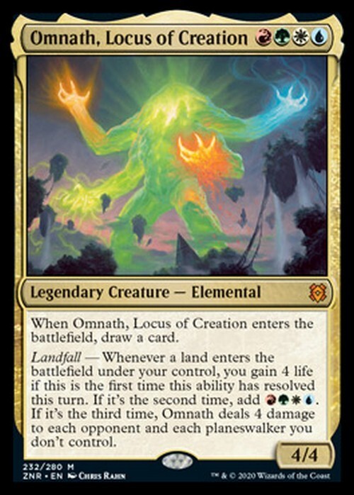 Omnath, Locus of Creation ~ Zendikar Rising [ NM ] [ Magic MTG ]