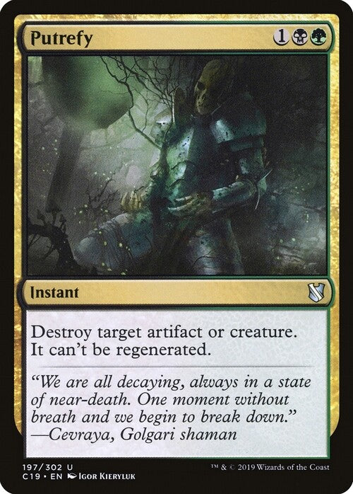 Putrefy ~ Commander 2019 [ EX ] [ Magic MTG ]