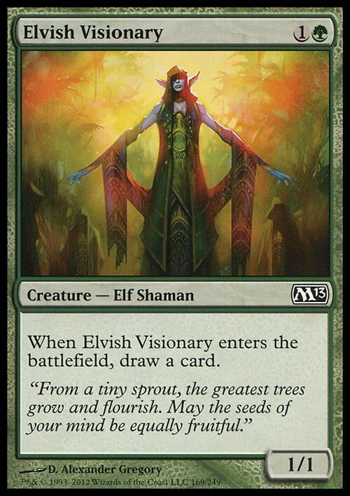 Elvish Visionary ~ Magic 2013 [ EX ] [ Magic MTG ]