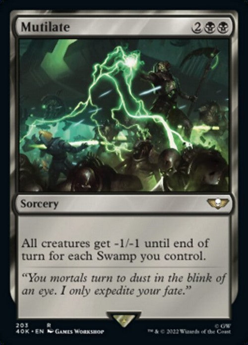 Mutilate ~ Commander: Warhammer 40,000 [ NM ] [ Magic MTG ]