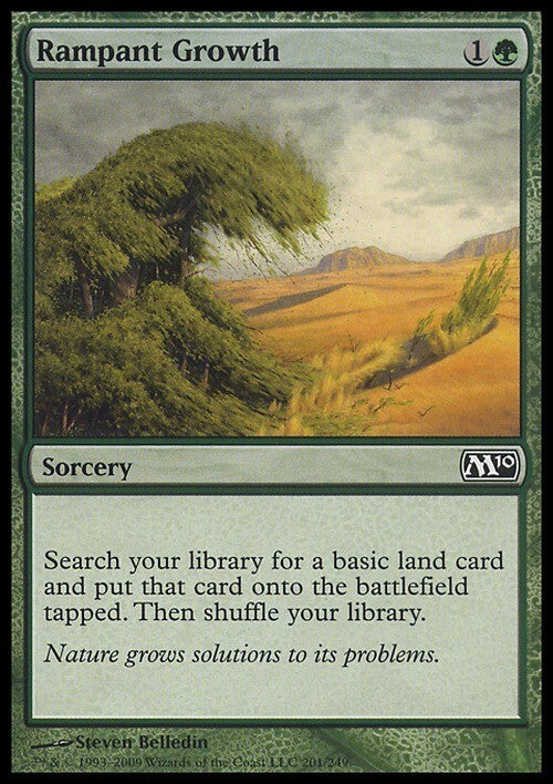 Rampant Growth ~ Magic 2010 [ EX ] [ Magic MTG ]