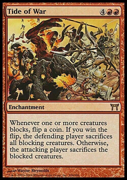 Tide of War ~ Champions of Kamigawa [ EX ] [ Magic MTG ]