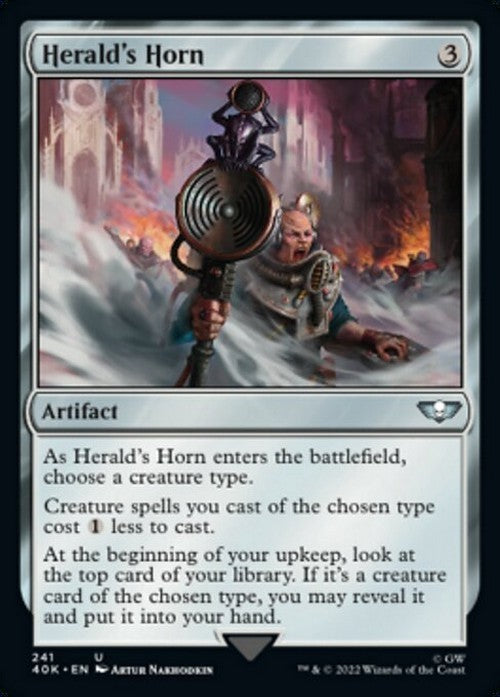 Herald's Horn ~ Commander: Warhammer 40,000 [ NM ] [ Magic MTG ]