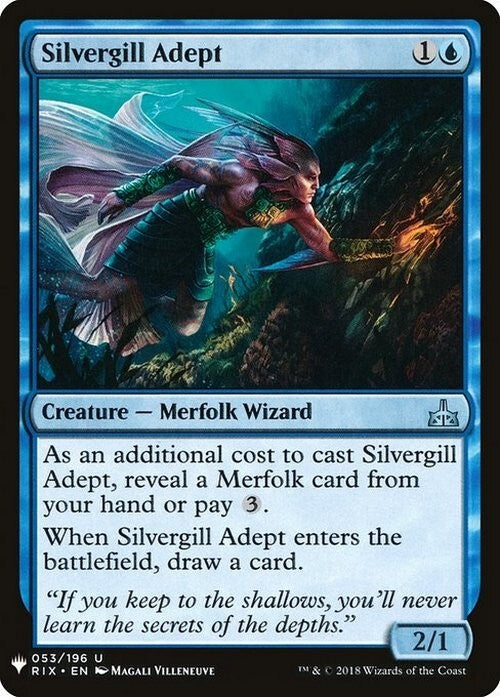 Silvergill Adept ~ Mystery Booster [ NM ] [ Magic MTG ]