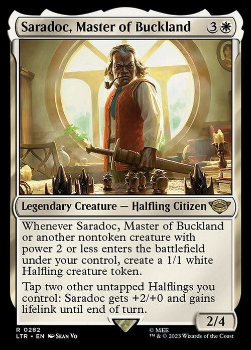 Saradoc, Master of Buckland ~ The Lord of the Rings [ NM ] [ Magic MTG ]