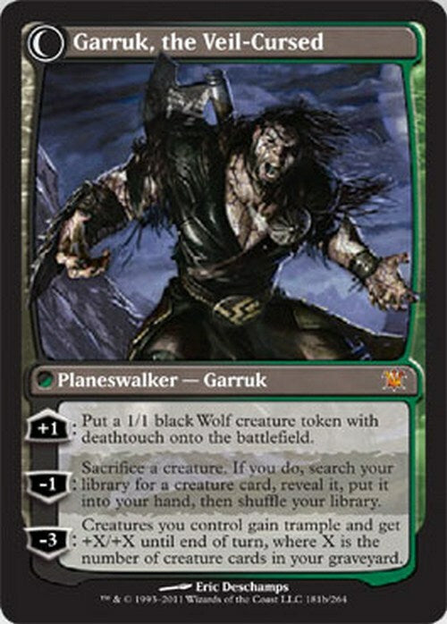 Garruk Relentless / the Veil-Cursed ~ Innistrad [ EX ] [ MTG ]