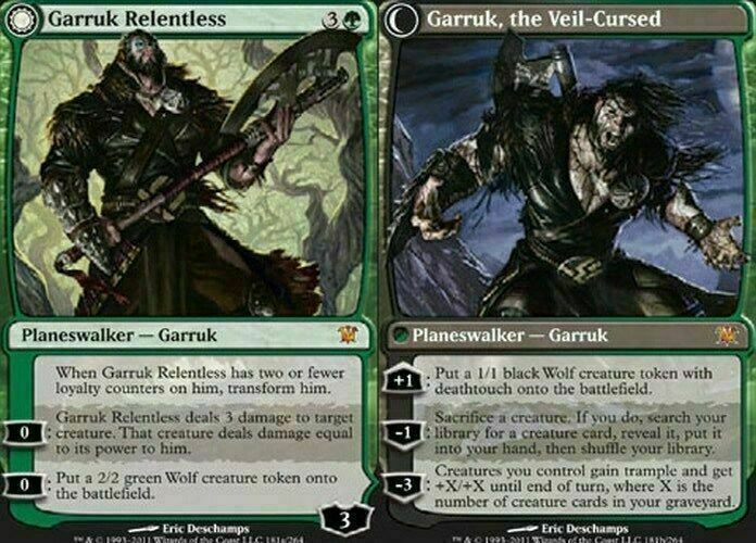 Garruk Relentless / the Veil-Cursed ~ Innistrad [ EX ] [ Magic MTG ]