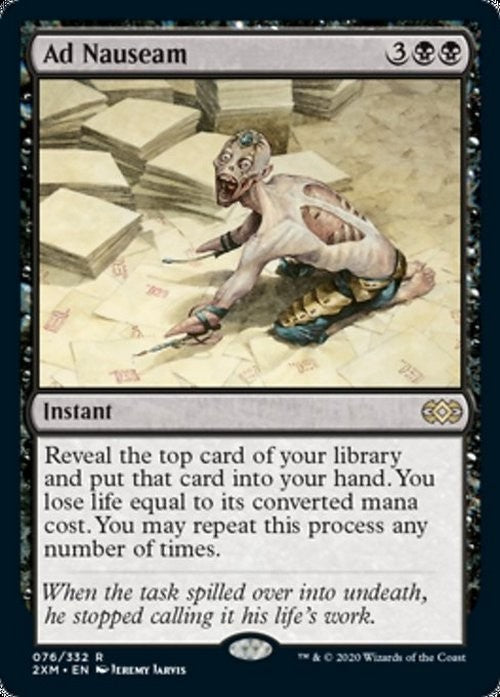 Ad Nauseam ~ Double Masters [ NM ] [ Magic MTG ]