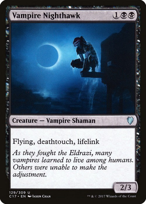 Vampire Nighthawk ~ Commander 2017 [ EX ] [ Magic MTG ]