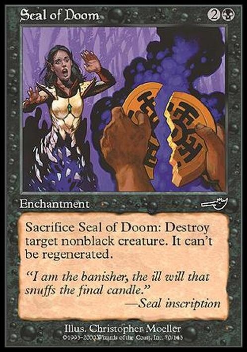 Seal of Doom ~ Nemesis [ EX ] [ Magic MTG ]