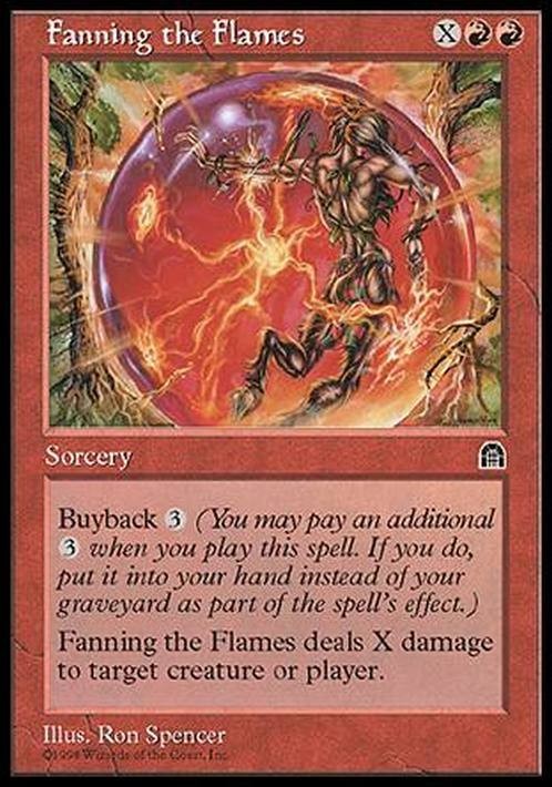 Fanning the Flames ~ Stronghold [ EX ] [ Magic MTG ]