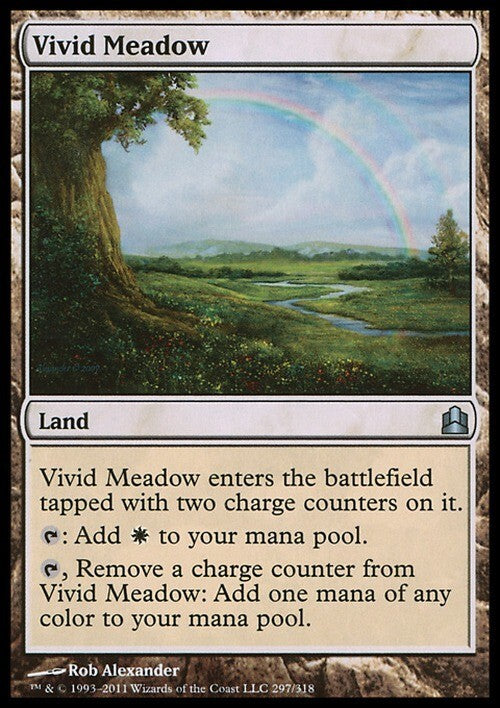 Vivid Meadow ~ Commander 2011 [ EX ] [ Magic MTG ]