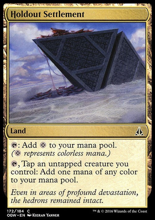 Holdout Settlement ~ Oath of the Gatewatch [ EX ] [ Magic MTG ]