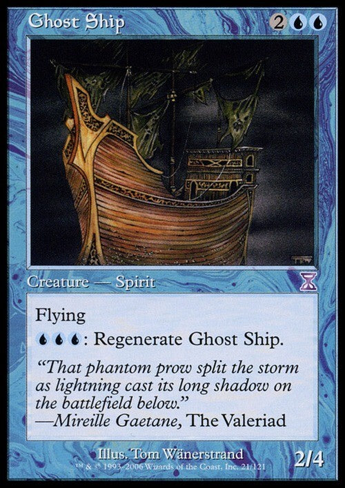 Ghost Ship ~ Time Spiral [ EX ] [ Magic MTG ]