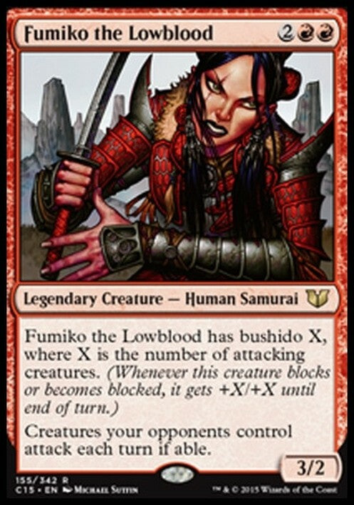 Fumiko the Lowblood ~ Commander 2015 [ EX ] [ Magic MTG ]