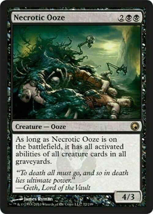 Necrotic Ooze ~ Scars of Mirrodin [ EX ] [ Magic MTG ]