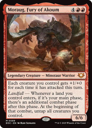 Moraug, Fury of Akoum ~ Commander: Edge of Eternities [ NM ] [ Magic MTG ]