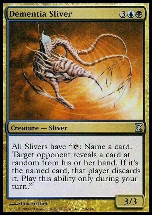 Dementia Sliver ~ Time Spiral [ EX ] [ Magic MTG ]