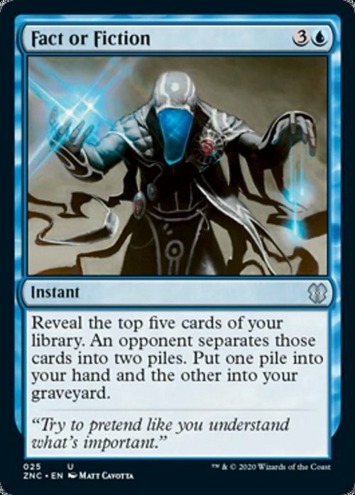 Fact or Fiction ~ Commander: Zendikar Rising [ NM ] [ Magic MTG ]