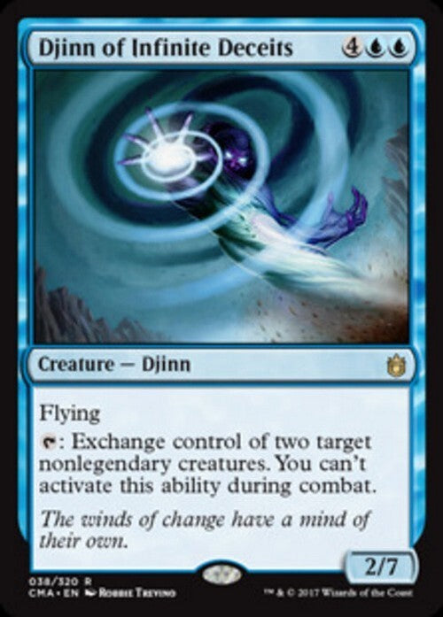 Djinn of Infinite Deceits ~ Commander Anthology 1 [ EX ] [ Magic MTG ]