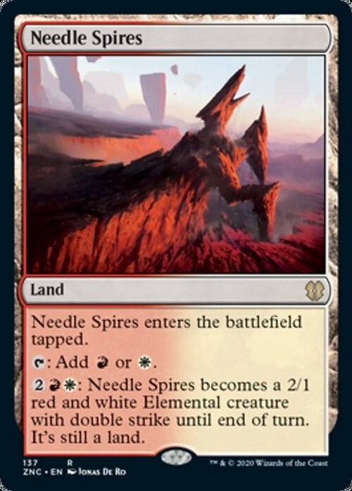 Needle Spires ~ Commander: Zendikar Rising [ NM ] [ Magic MTG ]