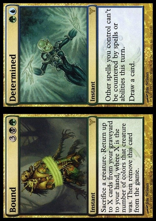 Bound / Determined ~ Dissension [ EX ] [ Magic MTG ]