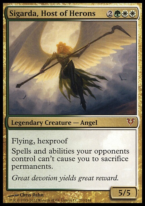 Sigarda, Host of Herons ~ Avacyn Restored [ EX ] [ Magic MTG ]
