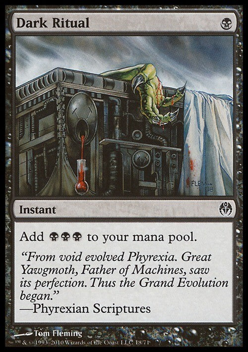 Dark Ritual (Version 2) ~ Duel Decks [ EX ] [ Magic MTG ]