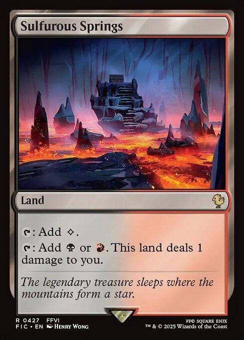 Sulfurous Springs ~ Commander: Final Fantasy [ NM ] [ Magic MTG ]