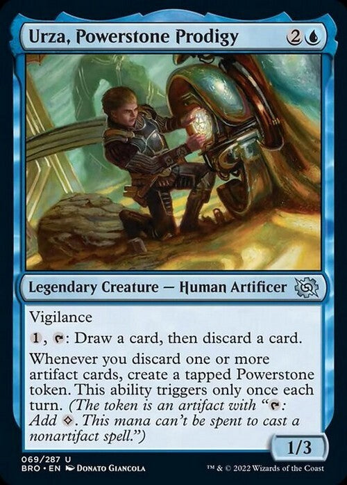 Urza, Powerstone Prodigy ~ The Brothers' War [ NM ] [ Magic MTG ]