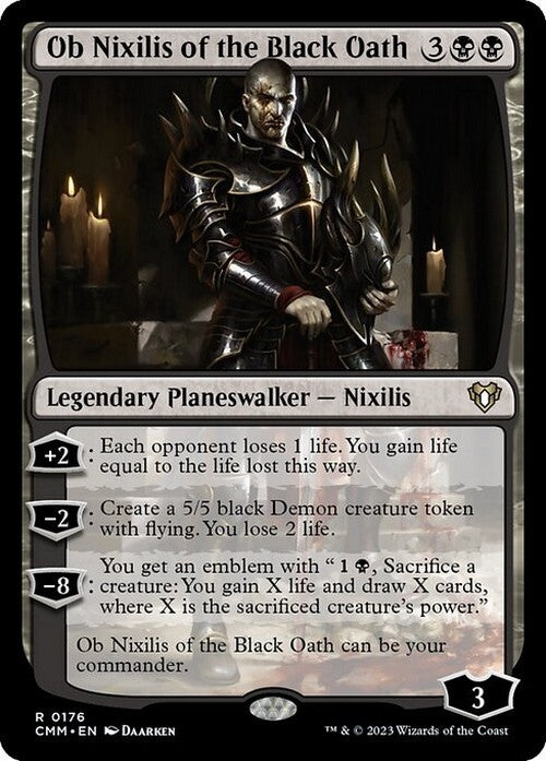 Ob Nixilis of the Black Oath ~ Commander Masters [ NM ] [ Magic MTG ]