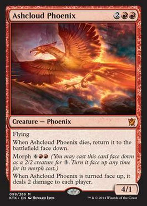 Ashcloud Phoenix ~ Khans of Tarkir [ EX ] [ Magic MTG ]