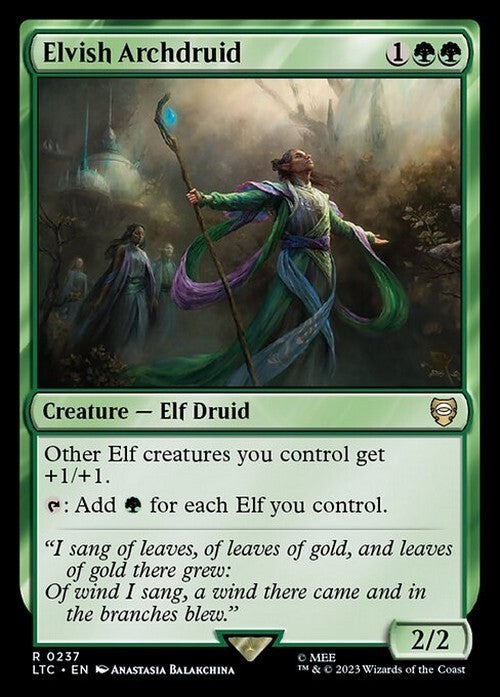 Elvish Archdruid ~ Commander: Lord of the Rings [ NM ] [ MTG ]