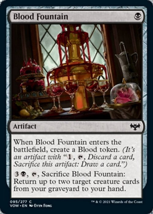 Blood Fountain ~ Crimson Vow [ NM ] [ Magic MTG ]