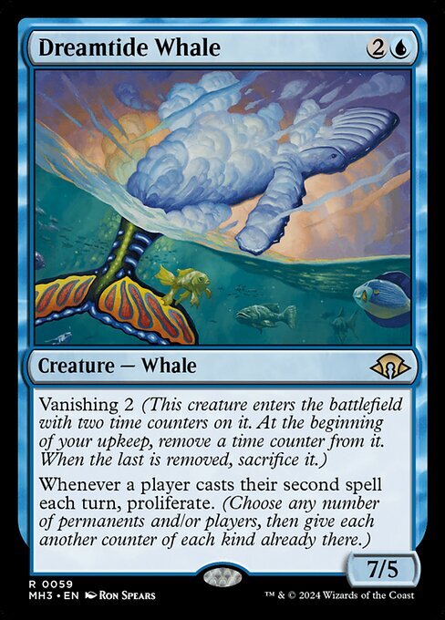 Dreamtide Whale ~ Modern Horizons 3 [ NM ] [ Magic MTG ]