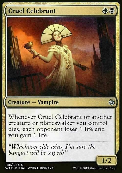 Cruel Celebrant ~ War of the Spark [ EX ] [ Magic MTG ]